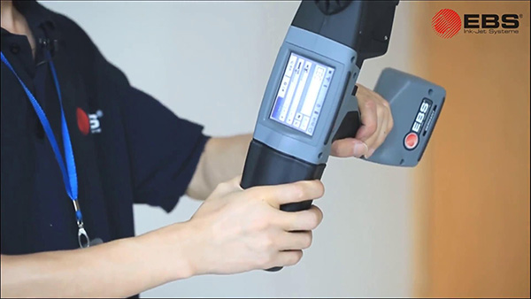 EBS260手持噴碼機(jī)更換墨盒操作視頻